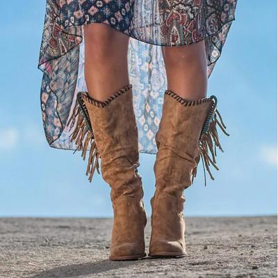 Tassel boots