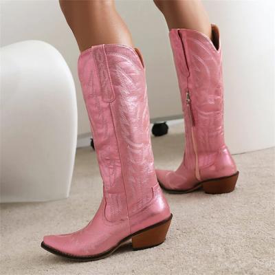 Pink boots