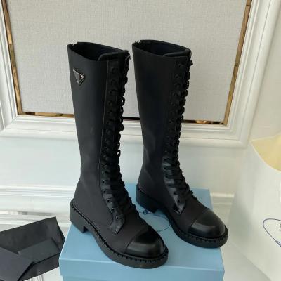 Black calf Leather Boots