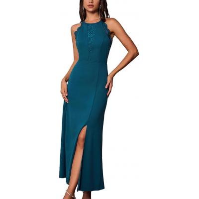 Women's Sleeveless Party Dress Side Split Cocktail Party Dress